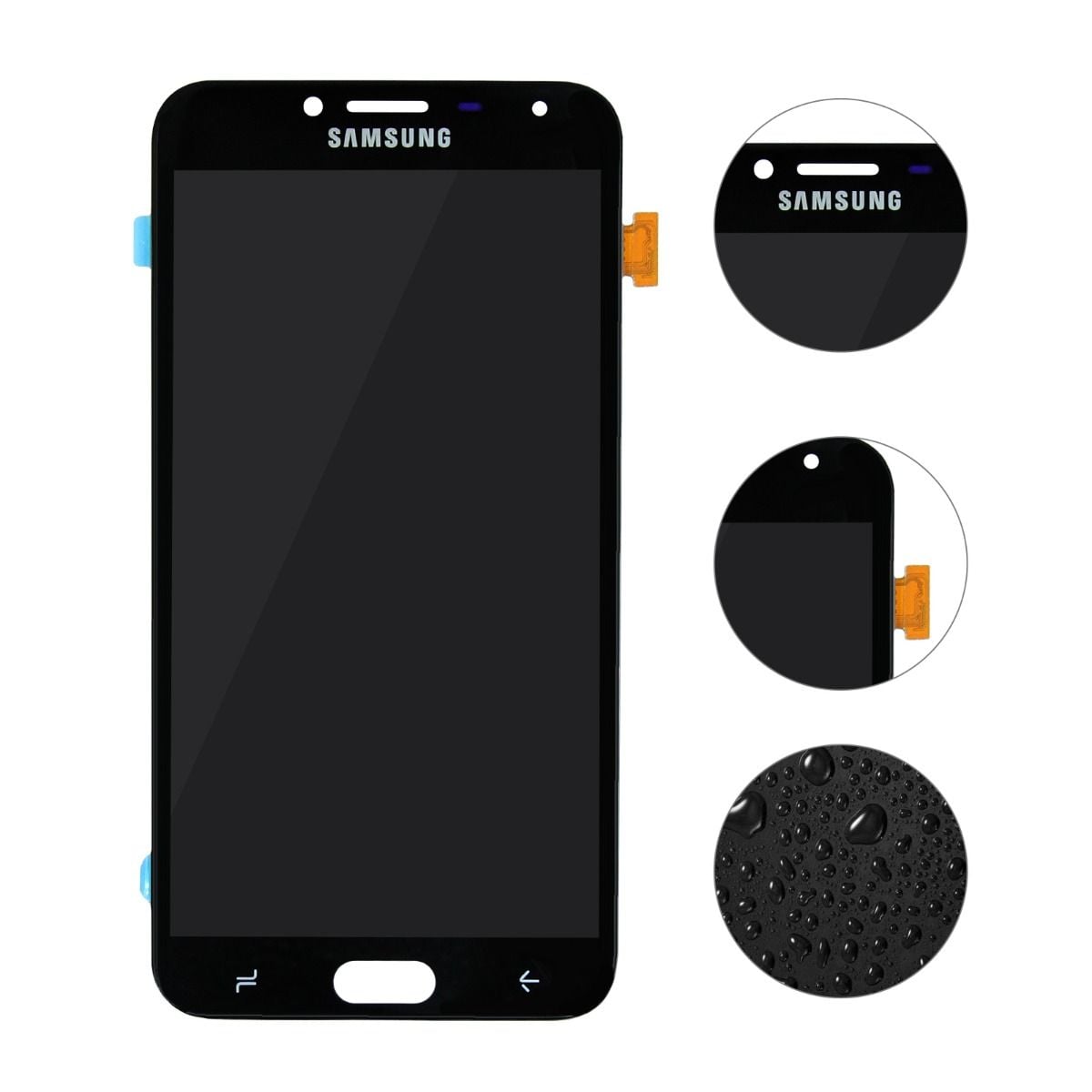 Samsung Galaxy J4 Skärm med LCD Display  - Svart image 4
