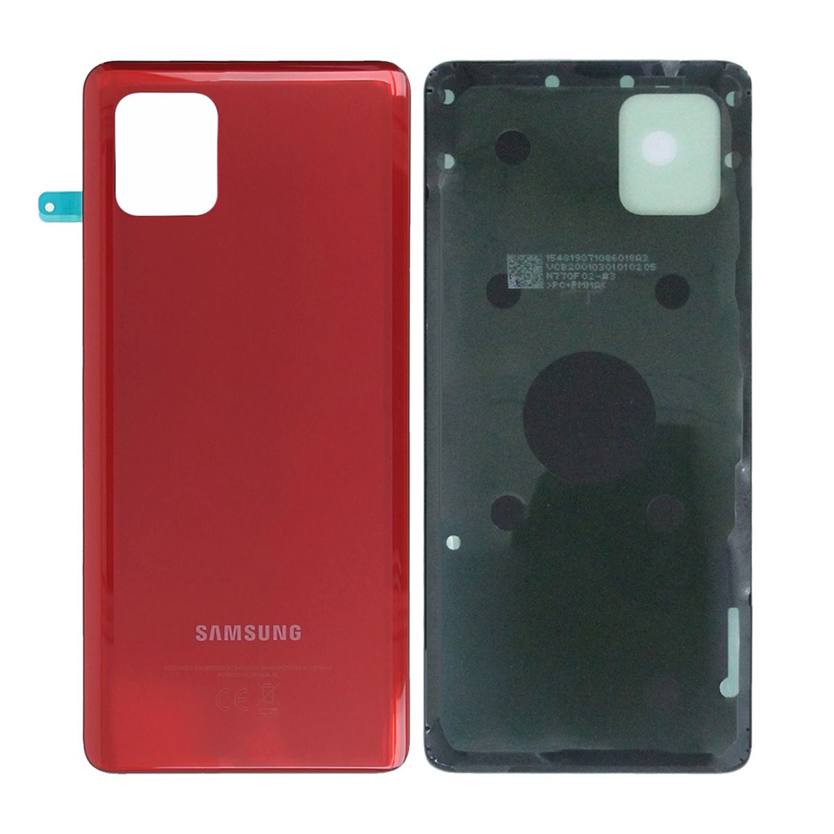 Samsung Galaxy Note 10 Lite Baksida - Röd image 1