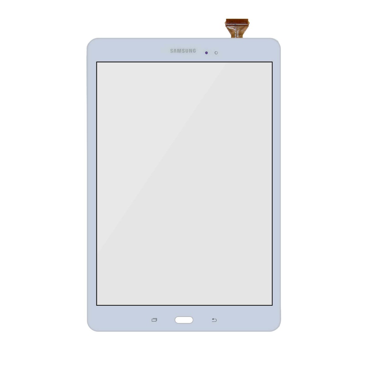 Samsung Tab A 9.7 Glas - Vit image 1