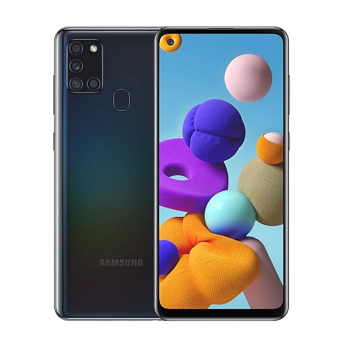 Samsung Galaxy A21S 32GB (Mycket Gott Skick) Black image 1
