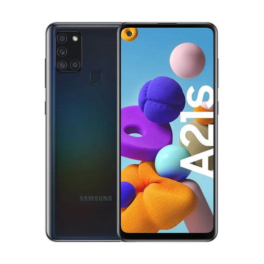 Samsung Galaxy A21S 32GB Black Bra Skick image 1