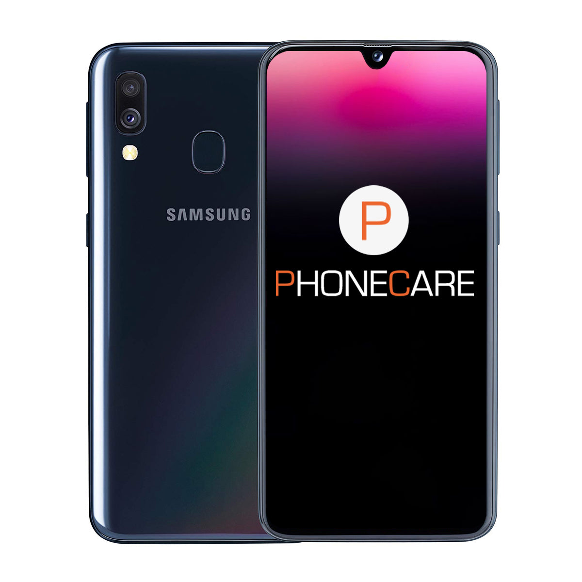 Samsung Galaxy A40 64GB Black- Mycket bra skick (A) image 1