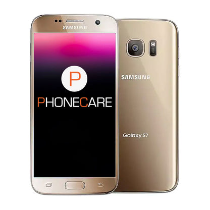 Samsung Galaxy S7 Edge 32GB Gold Bra Skick image 1