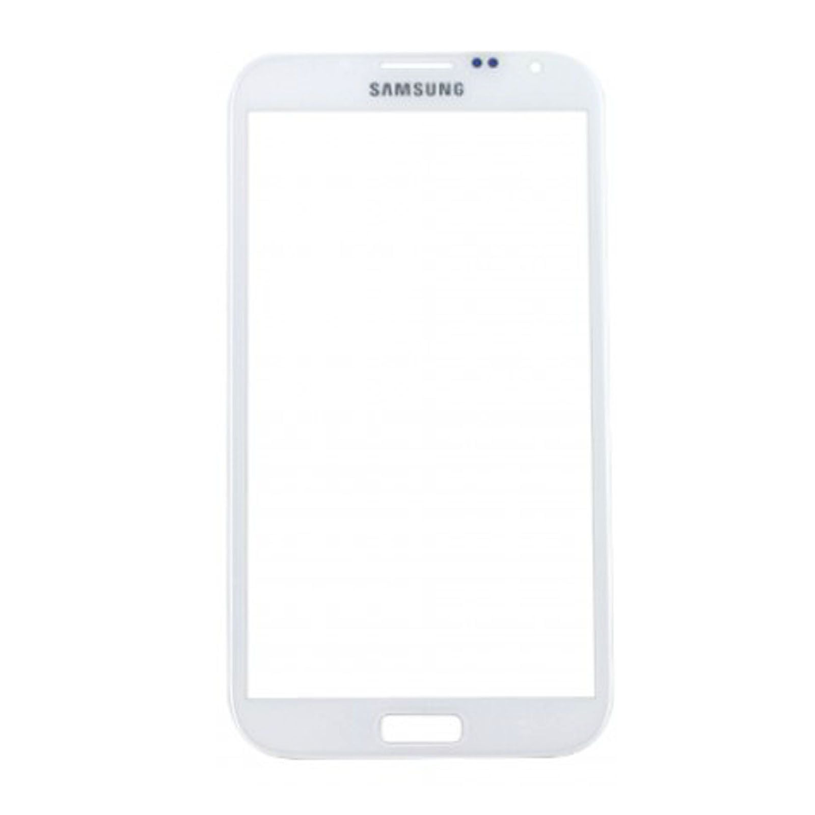 Samsung Galaxy Note 2 Glas - Vit image 1
