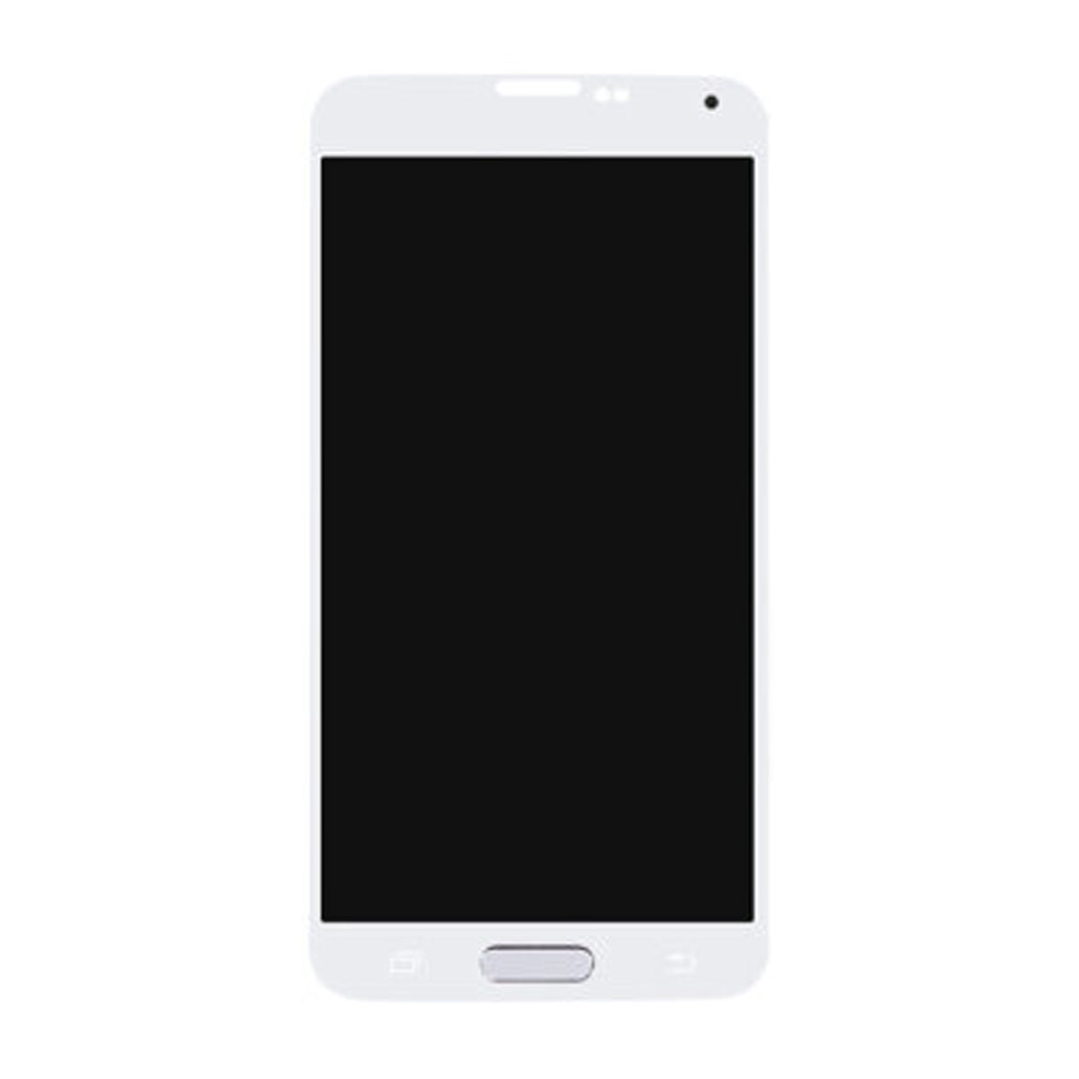 Samsung Galaxy S5 Skärm med LCD Display OEM - Vit image 2