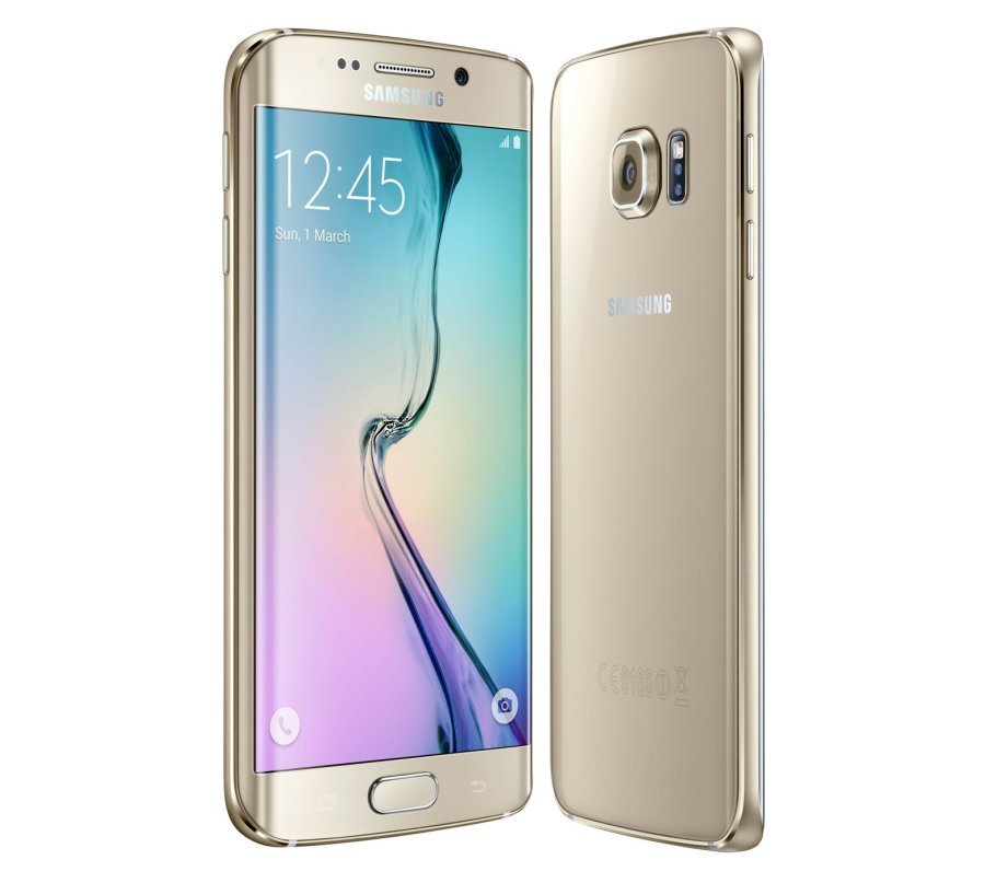 Samsung Galaxy S7 Edge 32GB Gold Normalt Skick image 1