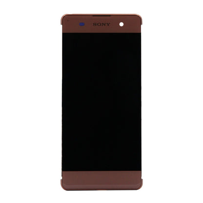 Sony Xperia XA Skärm med LCD Display och Ram Original - Rosa image 1