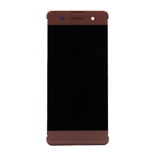 Sony Xperia XA Skärm med LCD Display och Ram Original - Rosa image 1