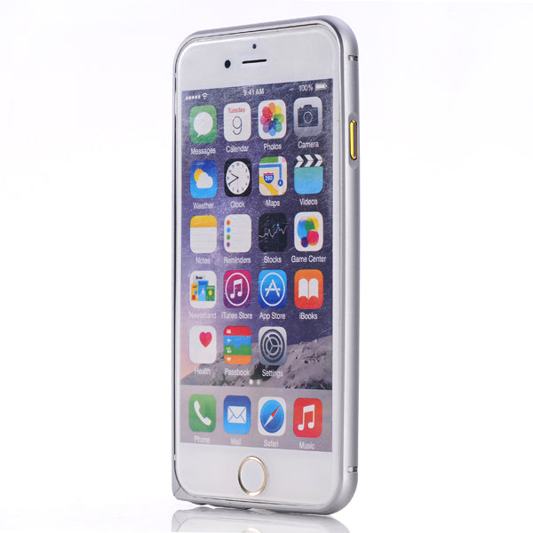 iPhone 6 Bumper Skal i Aluminium - Grå image 1
