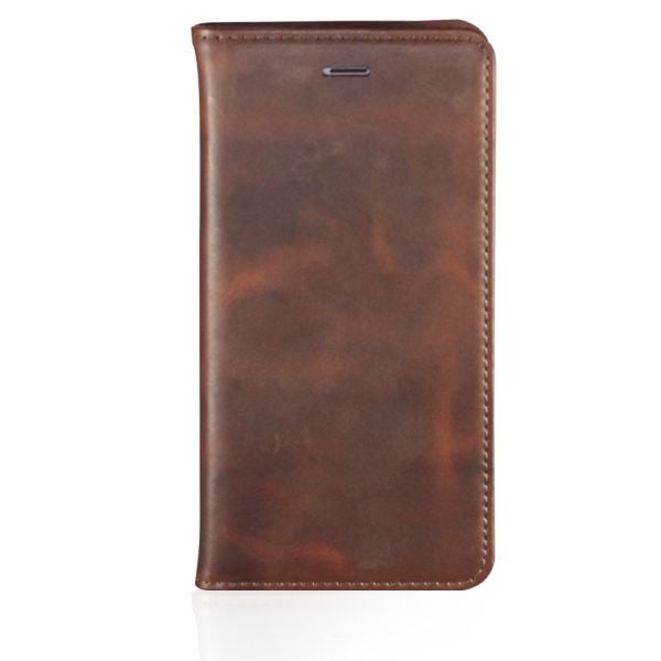 Folio Leather Case For iPhone 6 Plus/6S Plus Brown image 1