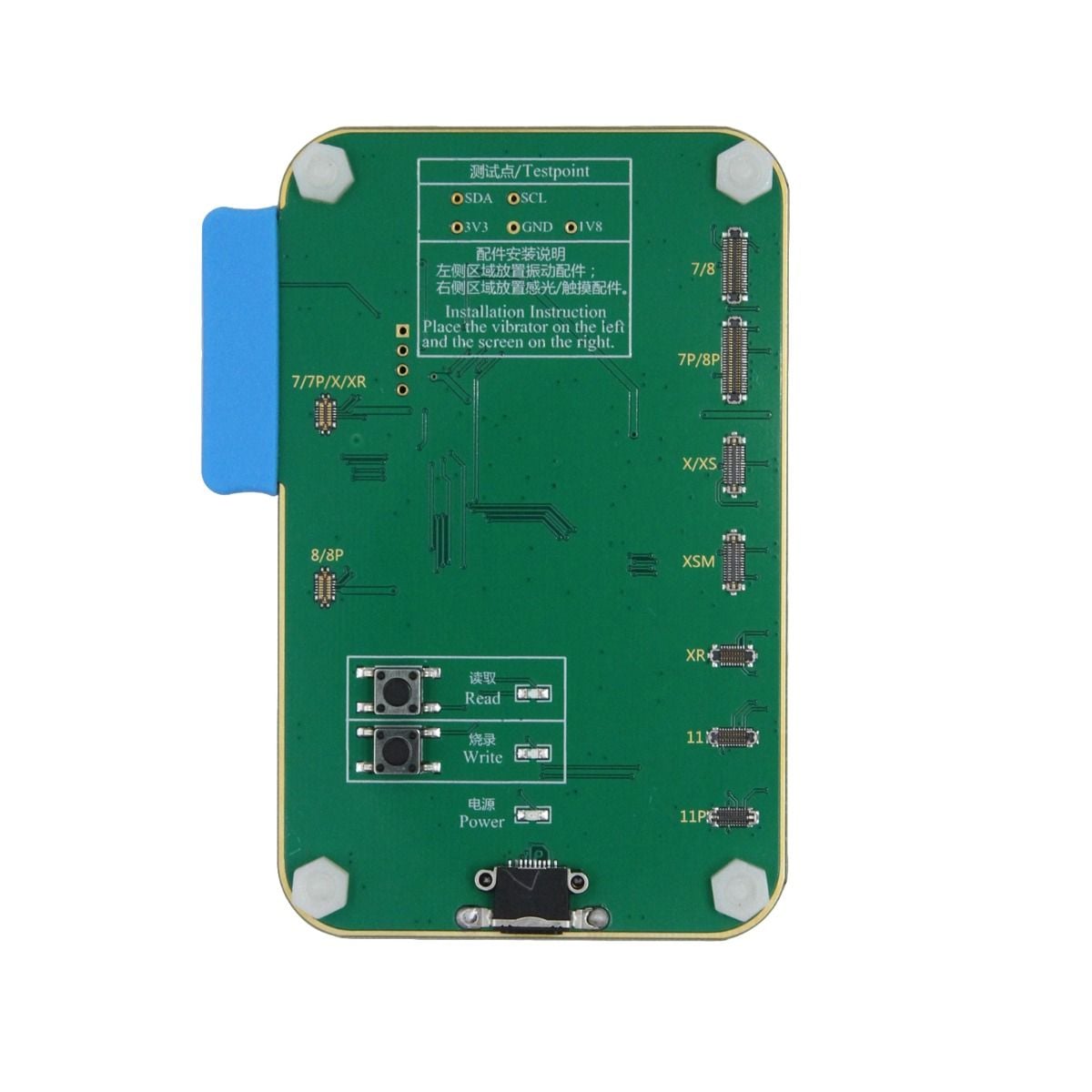 JC TrueTone/Vibrator Överföring Modul iPhone 7 - 11 Pro Max image 1