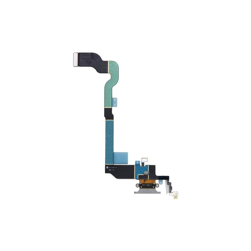 iPhone X Laddkontakt Flexkabel - Grå image 1