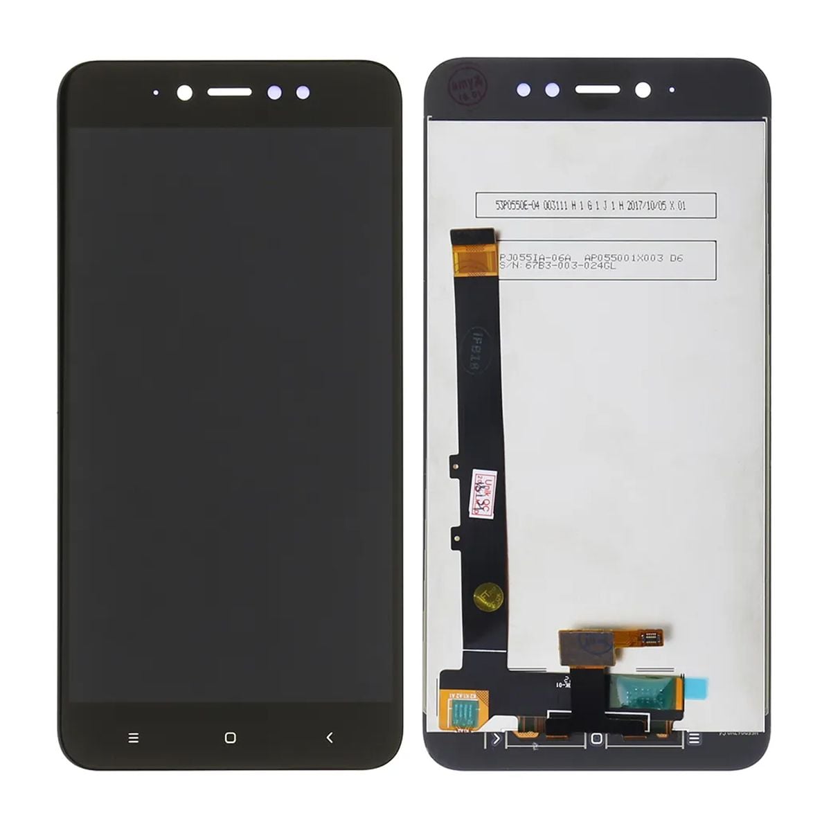Xiaomi Redmi Note 5A Skärm med LCD Display - Svart image 1