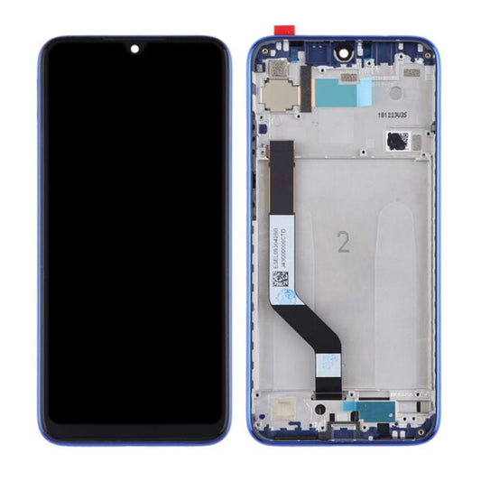 Xiaomi Redmi Note 7 Skärm med LCD Display - Blå image 1