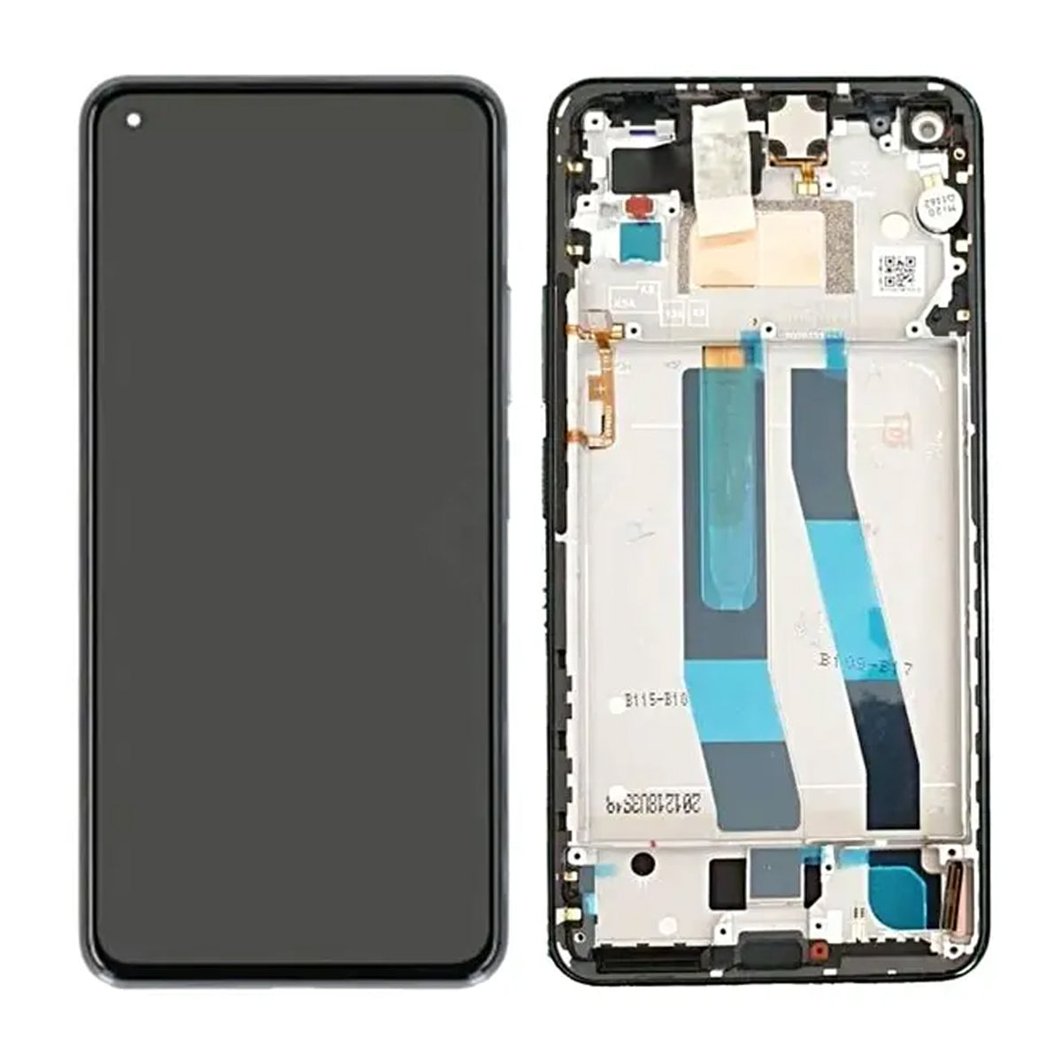 Xiaomi Mi 11 Lite 4G/5G Skärm med LCD Display - Svart image 1