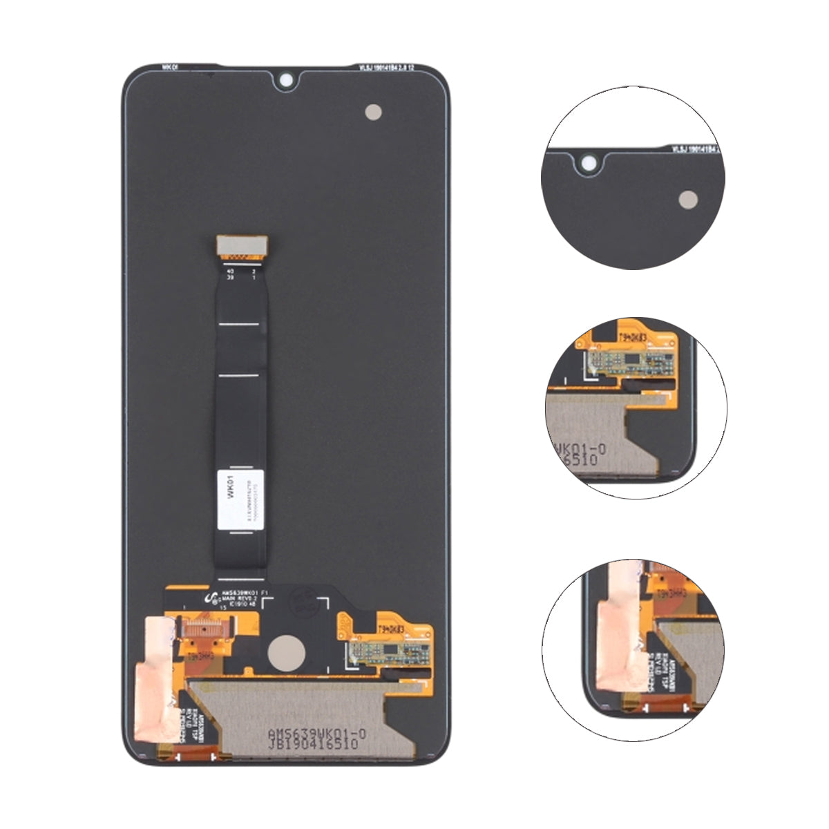Xiaomi Mi 9 Skärm/Display Svart Original image 5