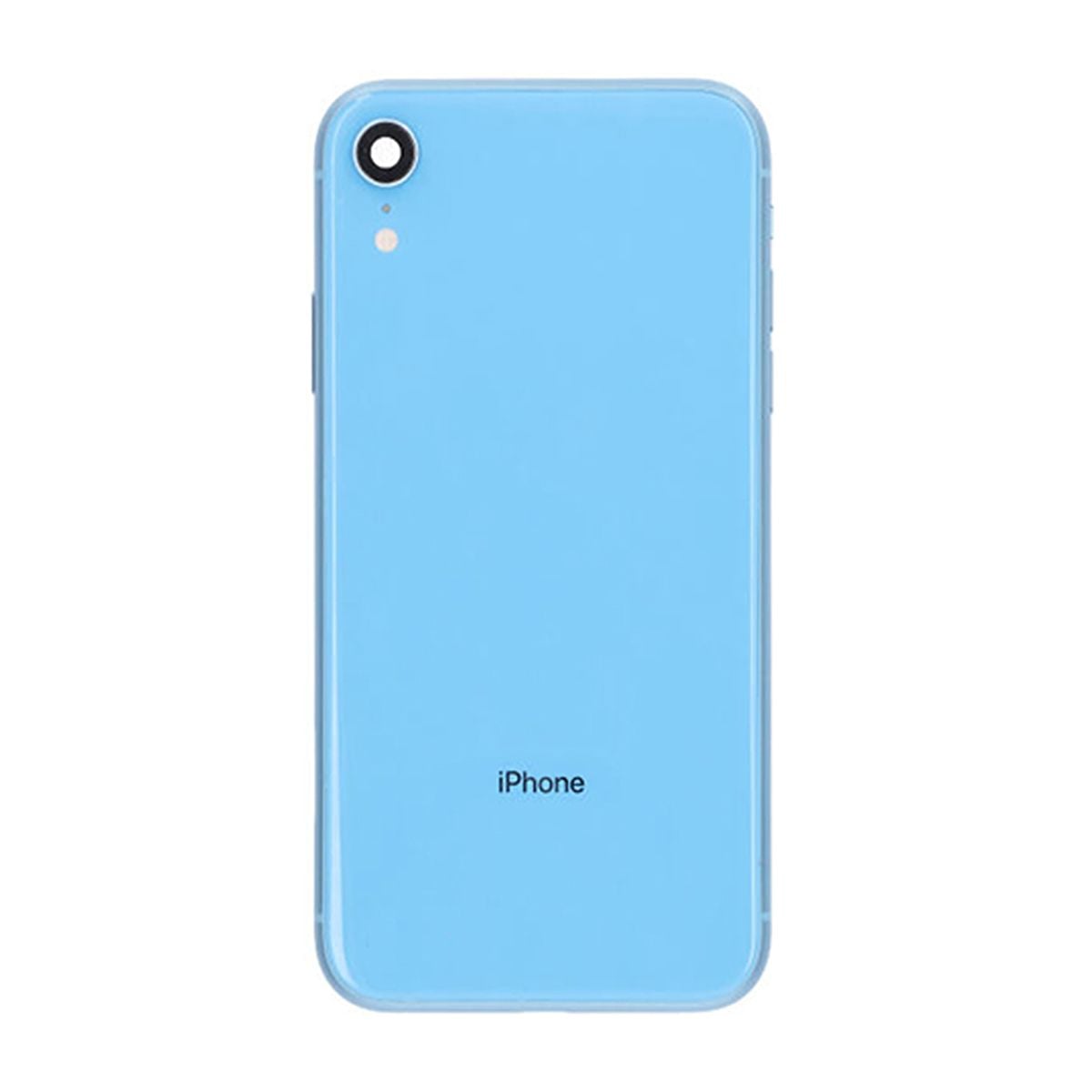 iPhone XR Baksida med Komplett Ram - Blå image 2