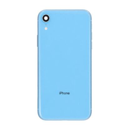 iPhone XR Baksida med Komplett Ram - Blå image 2