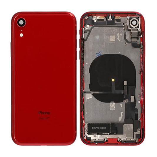 iPhone XR Baksida med Komplett Ram - Röd image 1