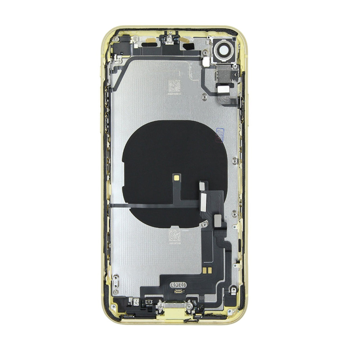 iPhone XR Baksida med Komplett Ram - Gul image 3