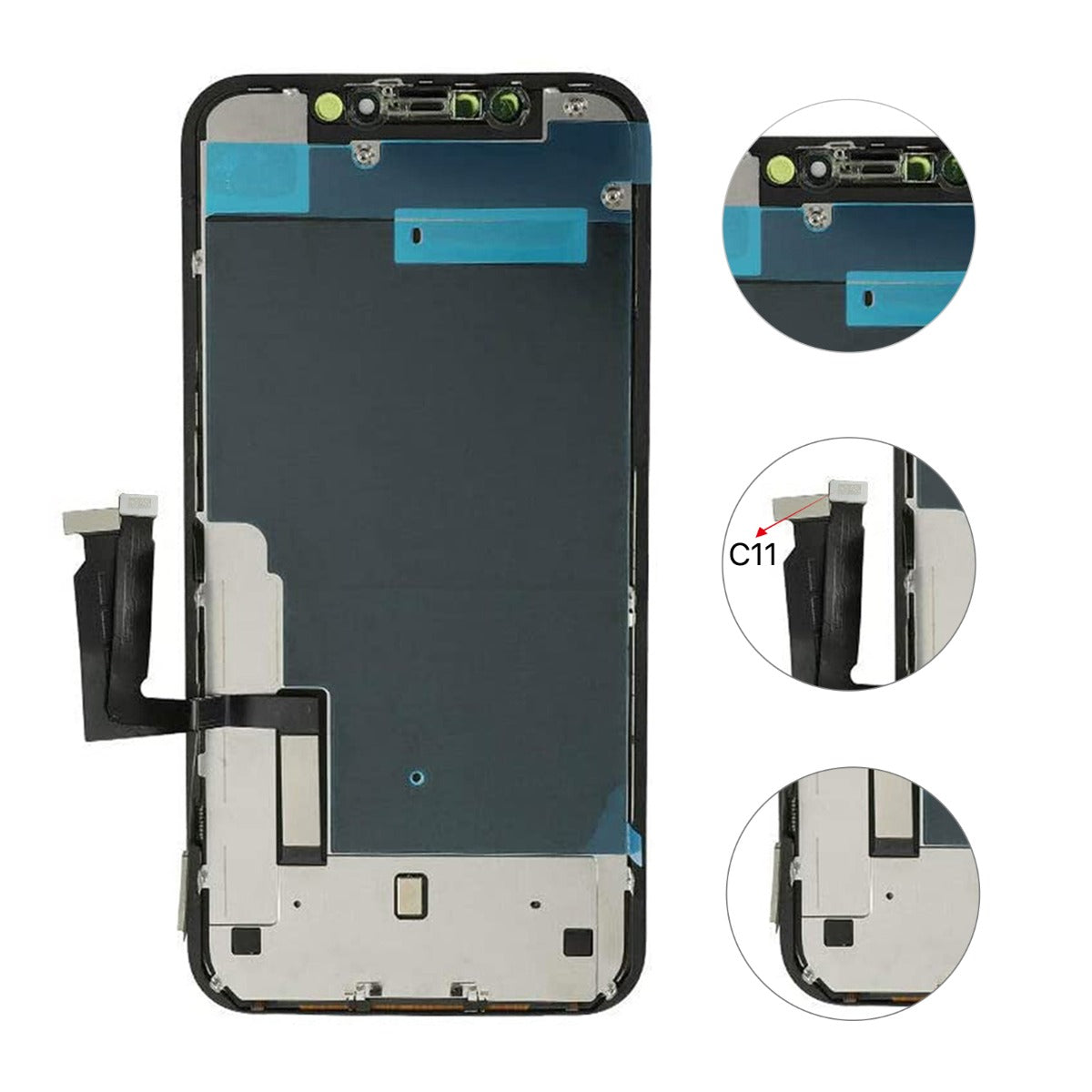 iPhone XR Skärm/Display - (C11 Modell) image 4