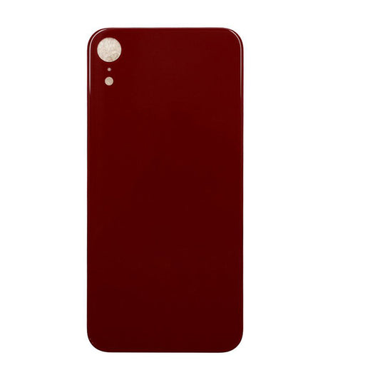 iPhone XR Baksida Glas med Självhäftande tejp - Röd image 2