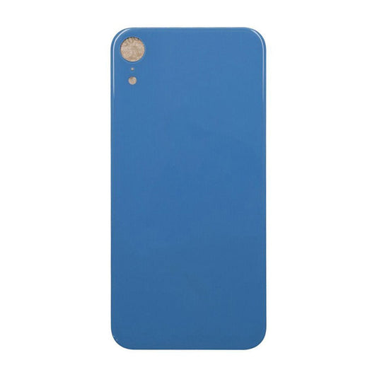 iPhone XR Baksida Glas med Självhäftande tejp - Blå image 2