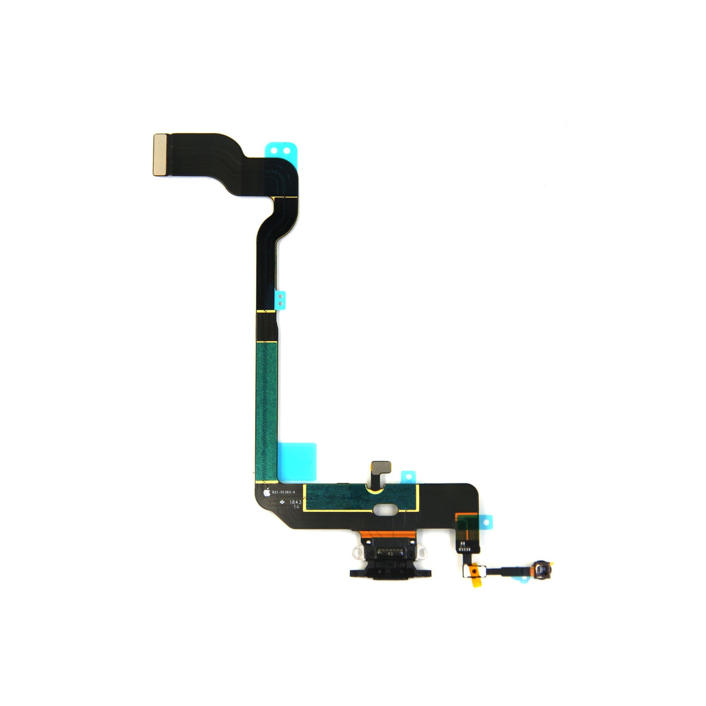 iPhone XS Laddkontakt Flexkabel - Svart image 2