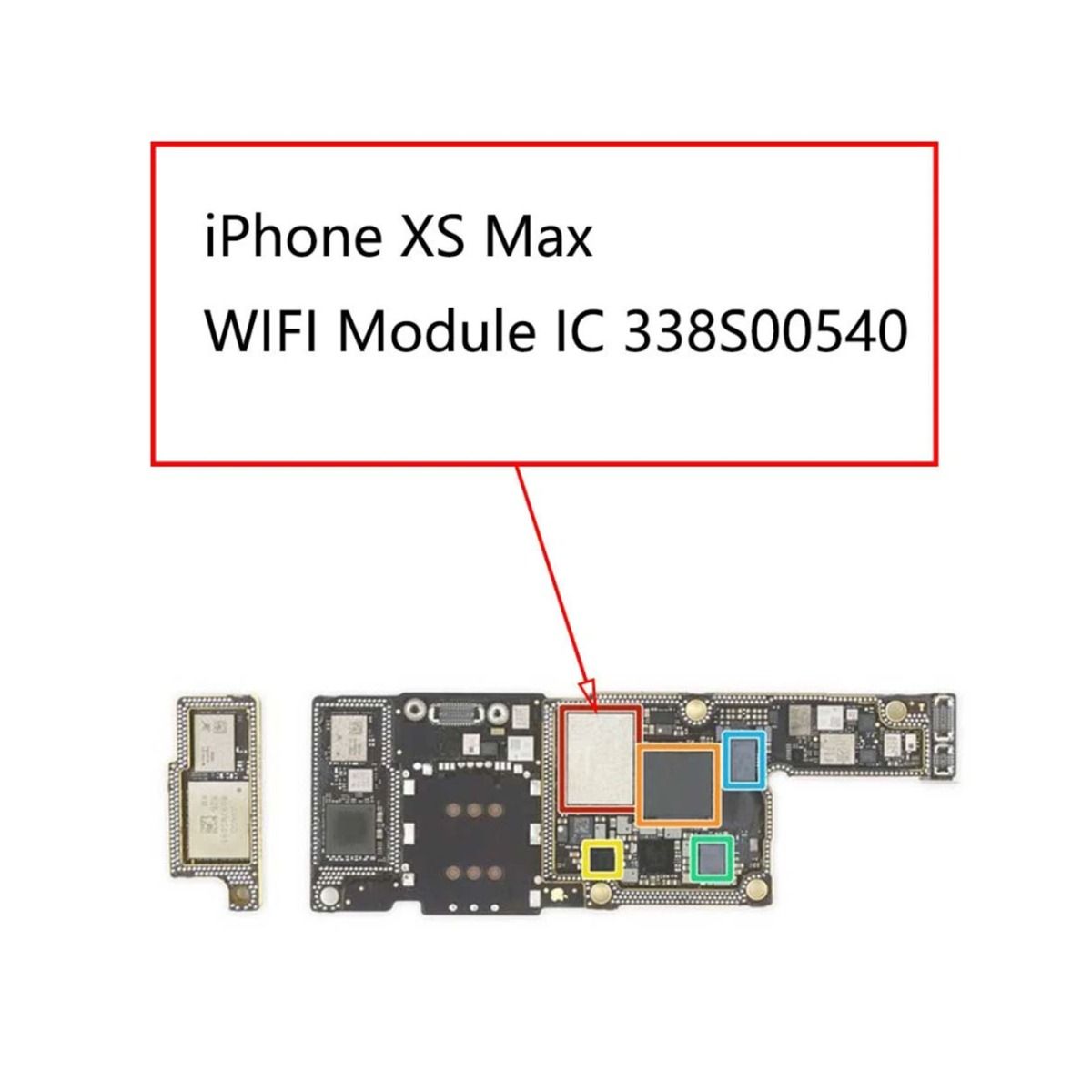 Wi-Fi/Bluetilloth IC 338S00540 - XS/XR/XS Max image 2