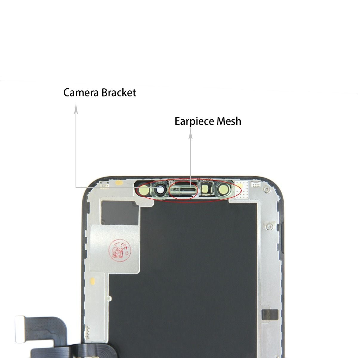 iPhone XS LCD Skärm (tagen från ny iPhone) image 5