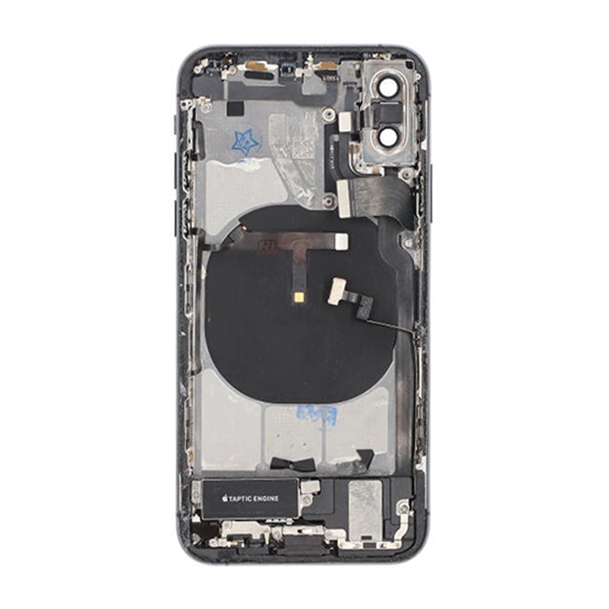 iPhone XS Baksida med Komplett Ram - Svart image 3