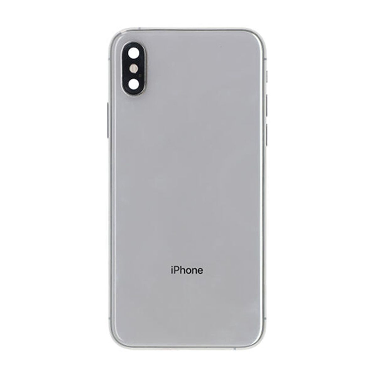 iPhone XS Baksida med Komplett Ram - Vit image 2