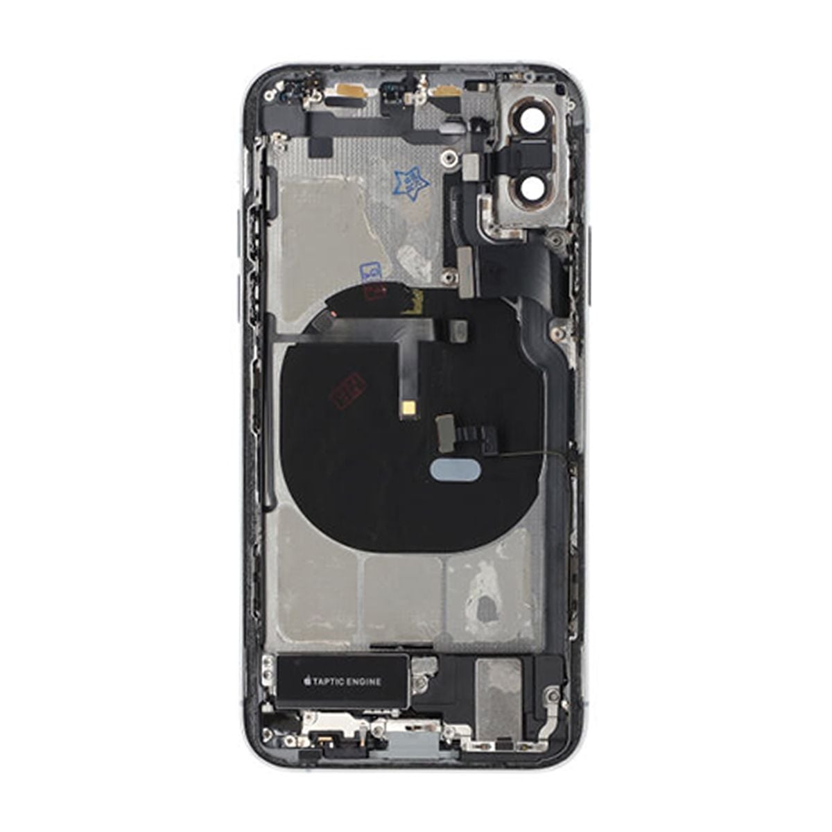 iPhone XS Baksida med Komplett Ram - Vit image 3