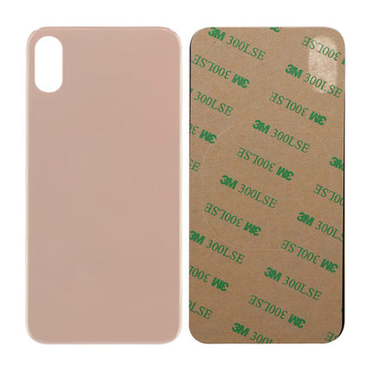 iPhone XS Baksida Glas med Självhäftande tejp - Guld image 1