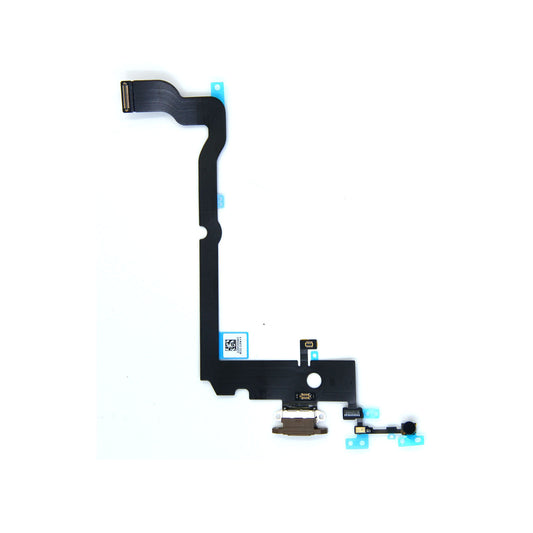 iPhone XS Max Laddkontakt Flexkabel - Guld image 1