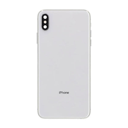 iPhone XS Max Baksida med Komplett Ram - Vit image 2
