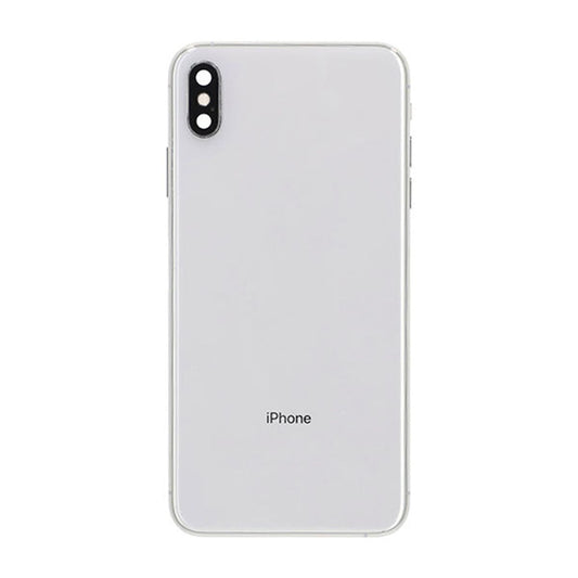 iPhone XS Max Baksida med Komplett Ram - Vit image 2