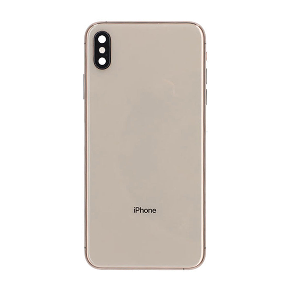 iPhone XS Max Baksida med Komplett Ram - Guld image 2