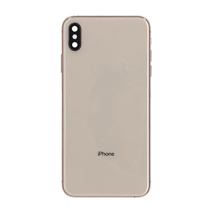 iPhone XS Max Baksida med Komplett Ram - Guld image 2