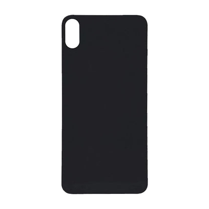 iPhone XS Max Baksida Glas med Självhäftande tejp - Svart image 2