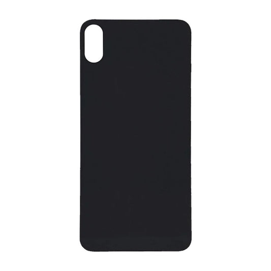 iPhone XS Max Baksida Glas med Självhäftande tejp - Svart image 2