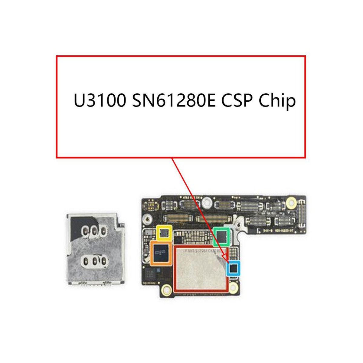 iPhone XS/XR/XSMAX Kamera IC (SN61280E ) image 1