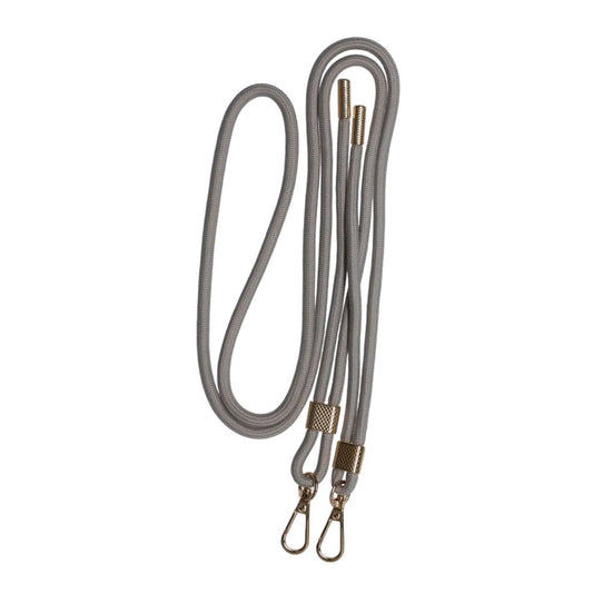 Adjustable double hook lanyard Universal phone case lanyard 0.6mm Grey
