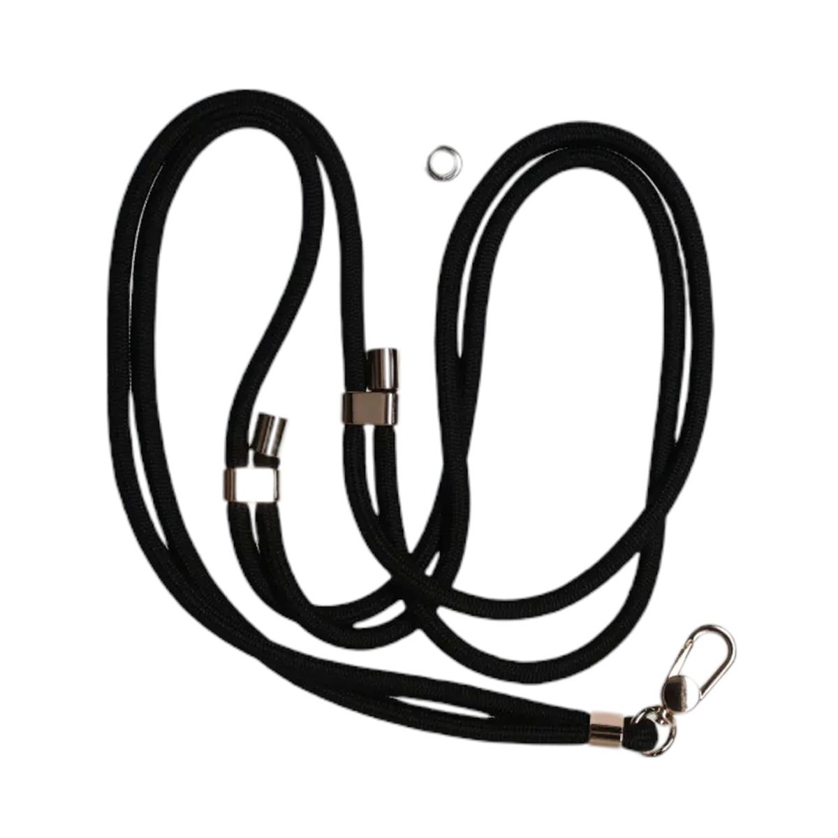 Adjustable lanyard Universal phone case lanyard 0.6mm Black