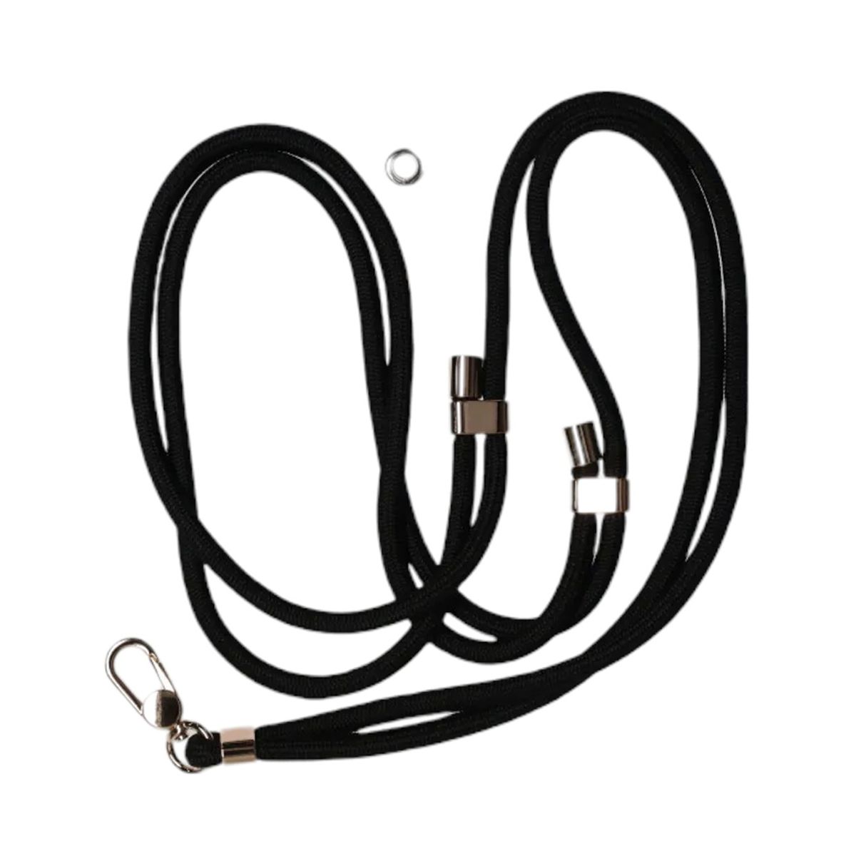 Adjustable lanyard Universal phone case lanyard 0.6mm Black