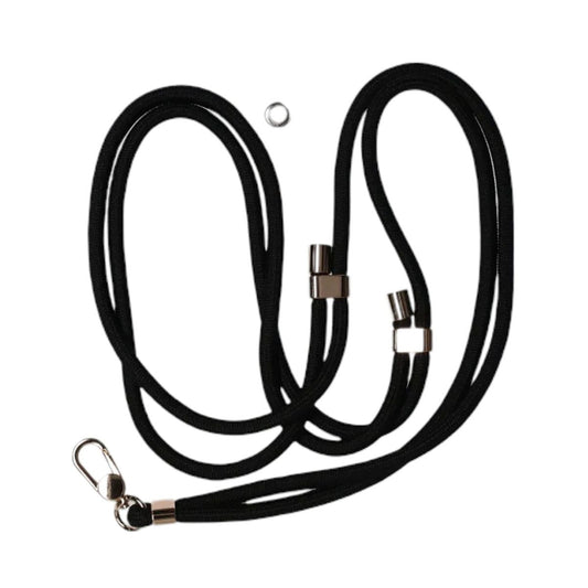 Adjustable lanyard Universal phone case lanyard 0.6mm Black