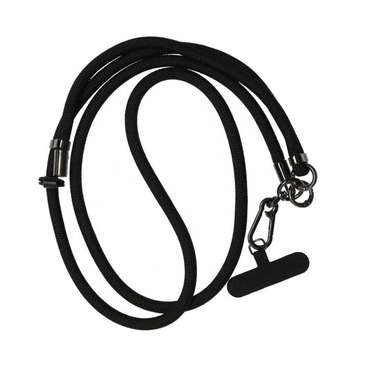 Adjustable lanyard Universal phone case lanyard 0.8mm Black