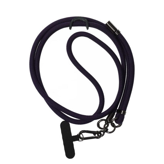 Adjustable lanyard Universal phone case lanyard 0.8mm Deep purple
