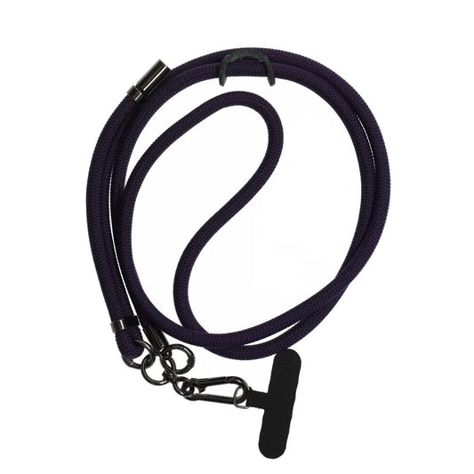 Adjustable lanyard Universal phone case lanyard 0.8mm Deep purple