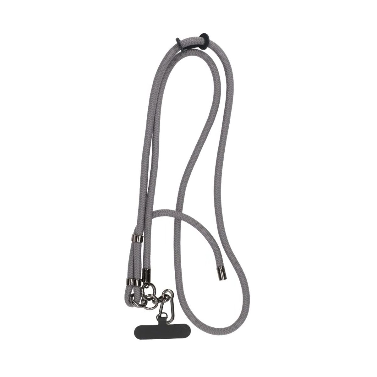 Adjustable lanyard Universal phone case lanyard 0.8mm Grey